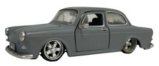1/24 SCALE BURAGO VOLKSWAGEN 1600 GREY DIECAST MODEL CAR UNBOXED