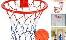 Over The Door Basketball Hoop Game - Includes 1 Mini Basketball and 1 Net