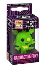 Llavero Five Nights at Freddy's Funko Pocket Pop Radioactivo Foxy Brilla en la Oscuridad