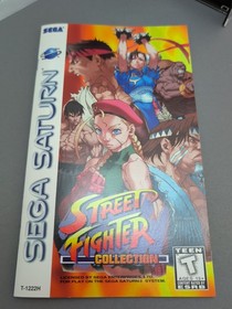 *A2 Street Fighter Collection (Sega Saturn, 1997) Complete CIB, No Reg Card