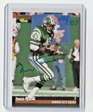 1995 Classic Pro Line Ronnie Lott On-Card Auto 1092/1900 #186