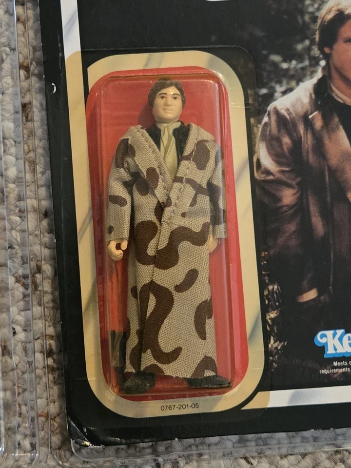 Star Wars ROTJ Han Solo Тренч 77 назад Kenner 1983 фигурка - Изображение 2 из 4