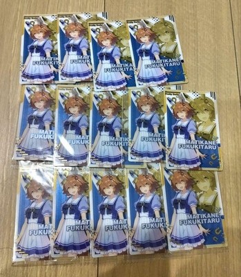 Uma Musume Machikane Fuku Oblate Karten Set 14 Stück gebraucht Oblate Karten