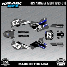Graphics Kit for Yamaha YZ 80 (93-01) YZ80 Viper Series - Grey