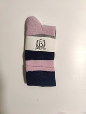 b studio -women's socks - multi color- Cashmere Blend - Made in USA **I2**