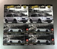 HOT WHEELS 2025 FAST WAGONS SERIE (LOTE DE 4) SUBARU FORESTER STI CAR CULTURE