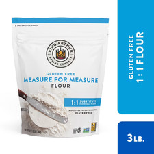 King Arthur Baking Company Certified Gluten-Free Measure for Measure Flour, 3 lb