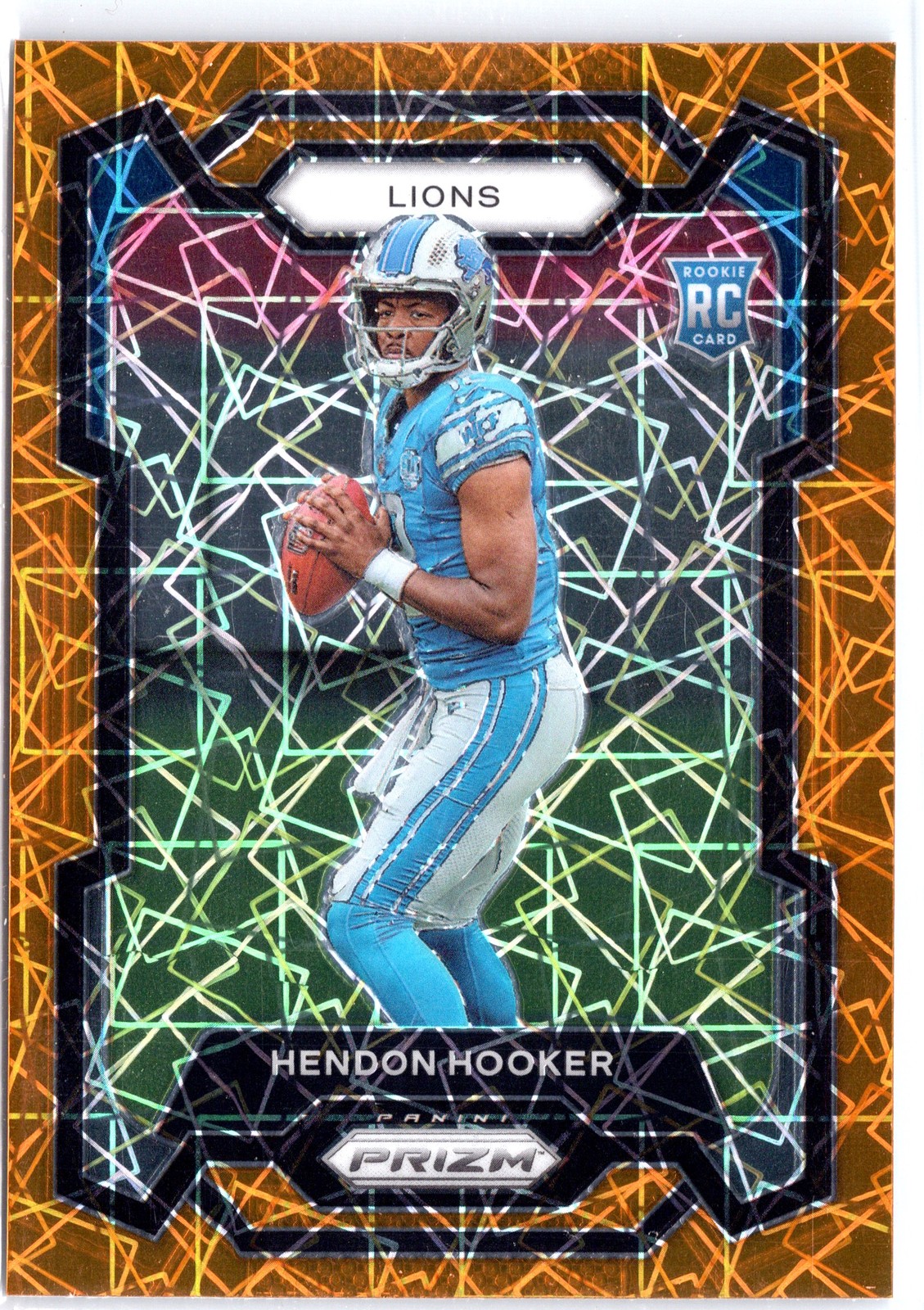 2023 Panini Prizm #329 Hendon Hooker Orange Ice