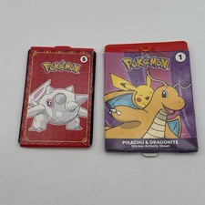 2025 McDonald s Happy Meal Toys Pok mon 1 Pikachu Dragonite SEALED Cards