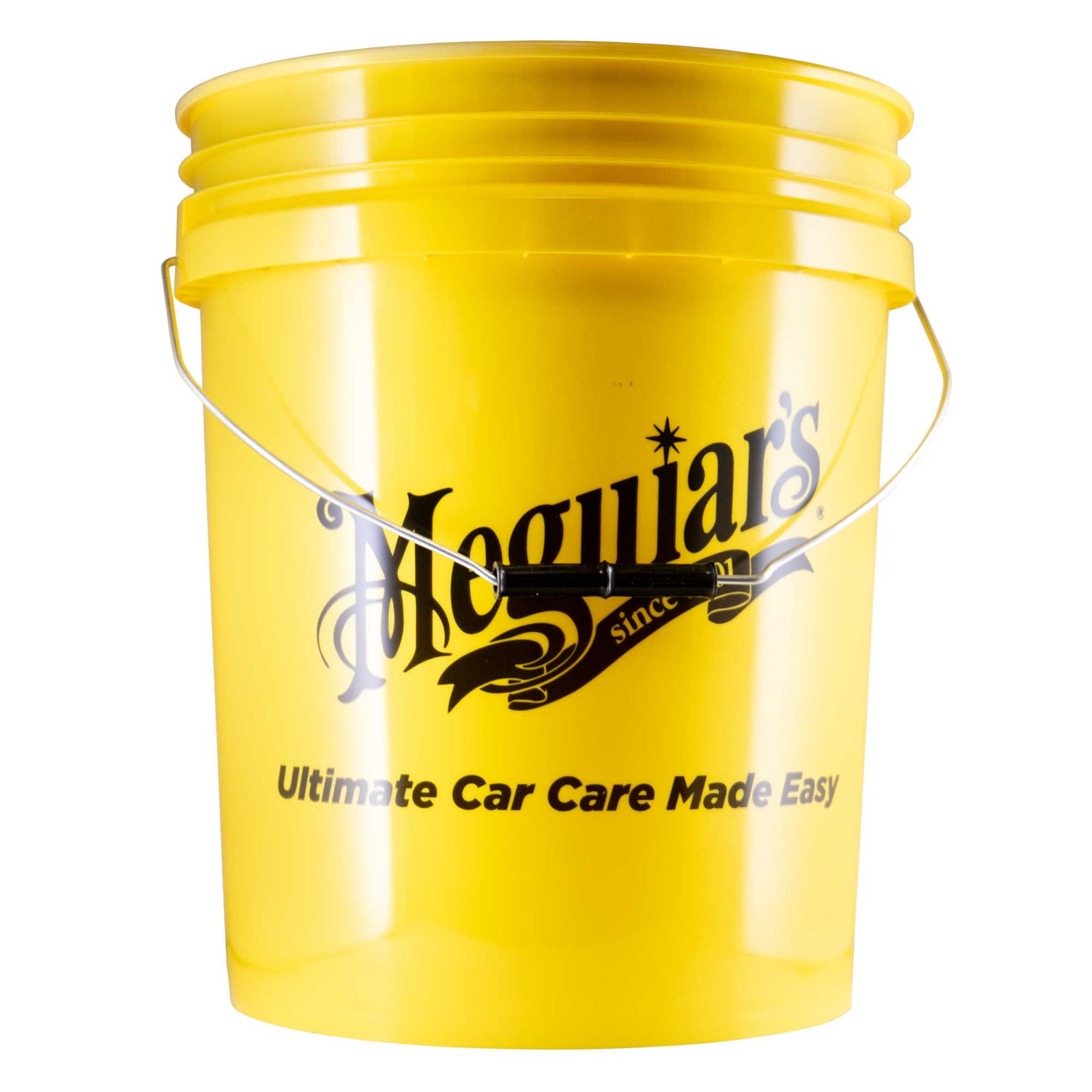 Meguiar's Bucket For Car / Bike Cleaning / Valeting - 19 Litre (Yellow)