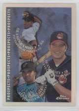 1998 Chrome Prospects Refractor Aramis Ramirez Alex Gonzalez Sean Casey 0rx0