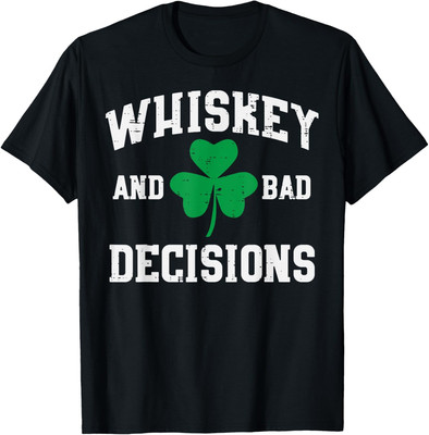 St Patricks Day Bad Decisions Saint Paddys Pattys Unisex T-Shirt