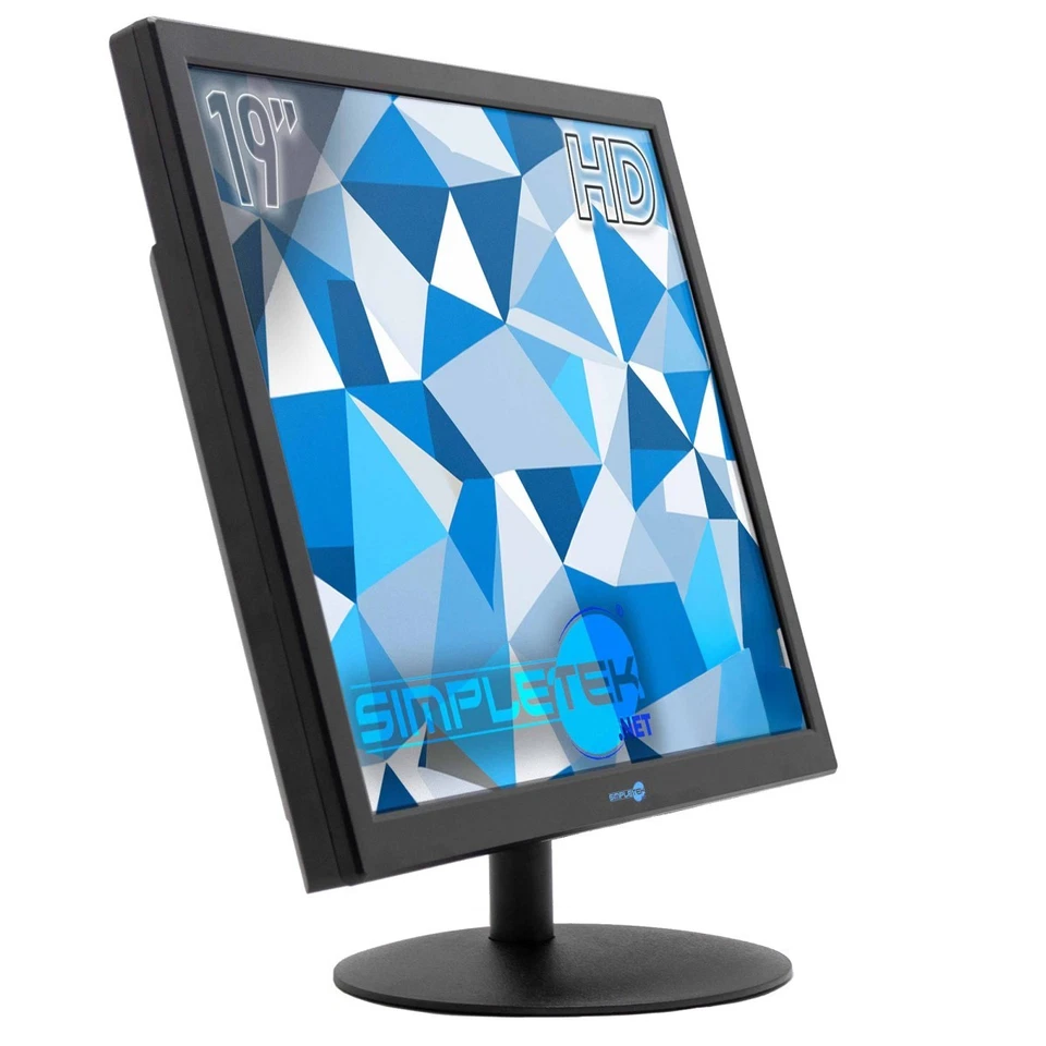 Monitor 19 " Square 4:3 5:4 Pos Case DVR Screen PC Computer HDMI VGA Vesa - Image 2 of 4