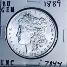 1889 BU GEM MORGAN SILVER DOLLAR UNC MS+++ U.S. MINT RARE COIN 7844