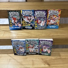 Captain Underpants Books x 7 Dav Pilkey