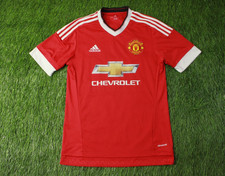 MANCHESTER UNITED 2015/2016 FOOTBALL SHIRT JERSEY HOME ADIDAS ORIGINAL SIZE S
