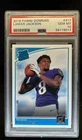 2018 Donruss Lamar Jackson Rookie RC #317 Ravens PSA 10