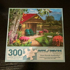 Bits and Pieces 300 Piece Large Piece Jigsaw Puzzle  Lake Life  
