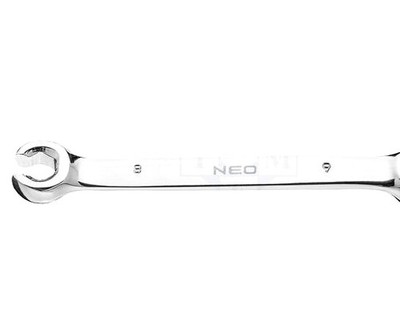 Wrench: ring half-open; double-sided; 8mm,9mm; L: 130mm - NEO-09-141 | EU Stock