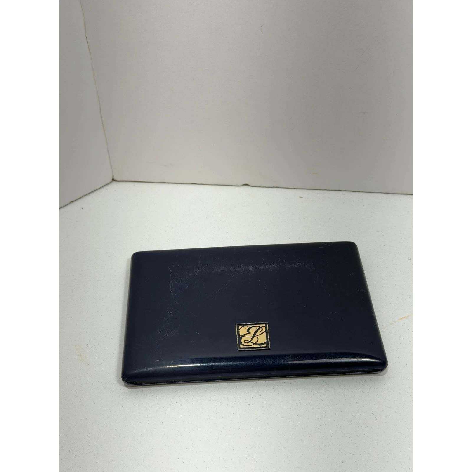 Estee Lauder Compact Disc Eyeshadow Blush Palette Vintage 6 Shades BROKEN CASE