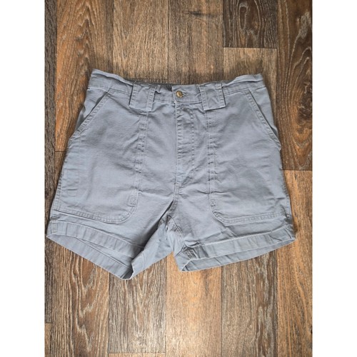 Hook and Tackle Beer Can Island Fishing Shorts Gray Cotton Canvas Mens 36