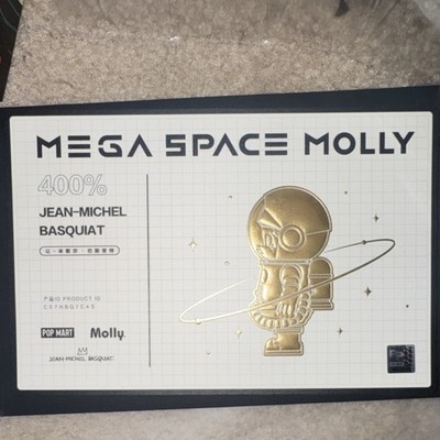 POP MART Mega Space Molly Jean-Michel Basquiat 400% Art Toy