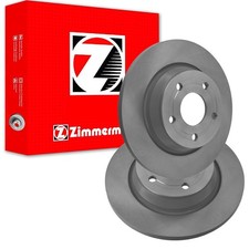 2x ZIMMERMANN COAT Z BREMSSCHEIBEN 271mm VOLL HINTEN PASSEND FÜR FORD FOCUS