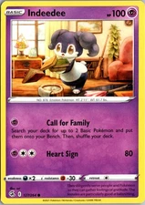 Indeedee Common SWSH08: Fusion Strike 127/264 NM