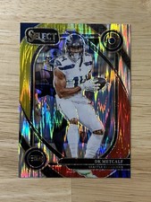 2024 Panini Select - Club Level DK Metcalf Red & Yellow Shock Prizm - SEAHAWKS