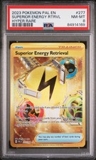 Superior Energy Retrieval 277/193 Hyper Rare Paldea Evolved Pokemon PSA 8