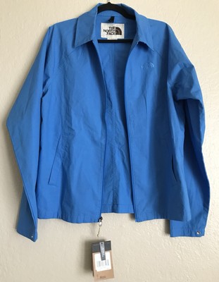 The North Face Wind-Resistant Relaxed Fit Coupe Jacket (Men, Blue, Small)