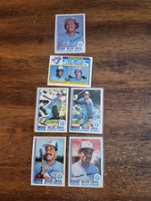 Lot Of 13 1982 O Pee Chee Toronto Blue Jays Cards; 3 Stiebs Ainge 2 Mosebys