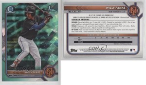 2022 Bowman Chrome Sapphire Edition Prospects Aqua /99 Willy Fanas #BCP-196