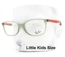 Ray-Ban Kids Eyeglasses RB1586 3922 Crystal Green 47mm Little Kids Size No Case