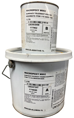 Sherwin Williams Macropoxy M902 2er Pack oberflächentolerante Grundierung 2 Liter Aluminium