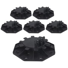 2X(6 Pcs Joist Support Pedestals, Adjustable Decking & Flooring Support1629