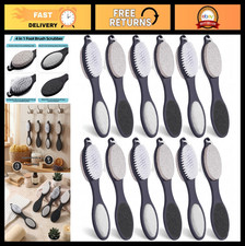 12 Pack 4-in-1 Foot Brush Pumice Stone Set - Exfoliating Dead Skin Remover for P