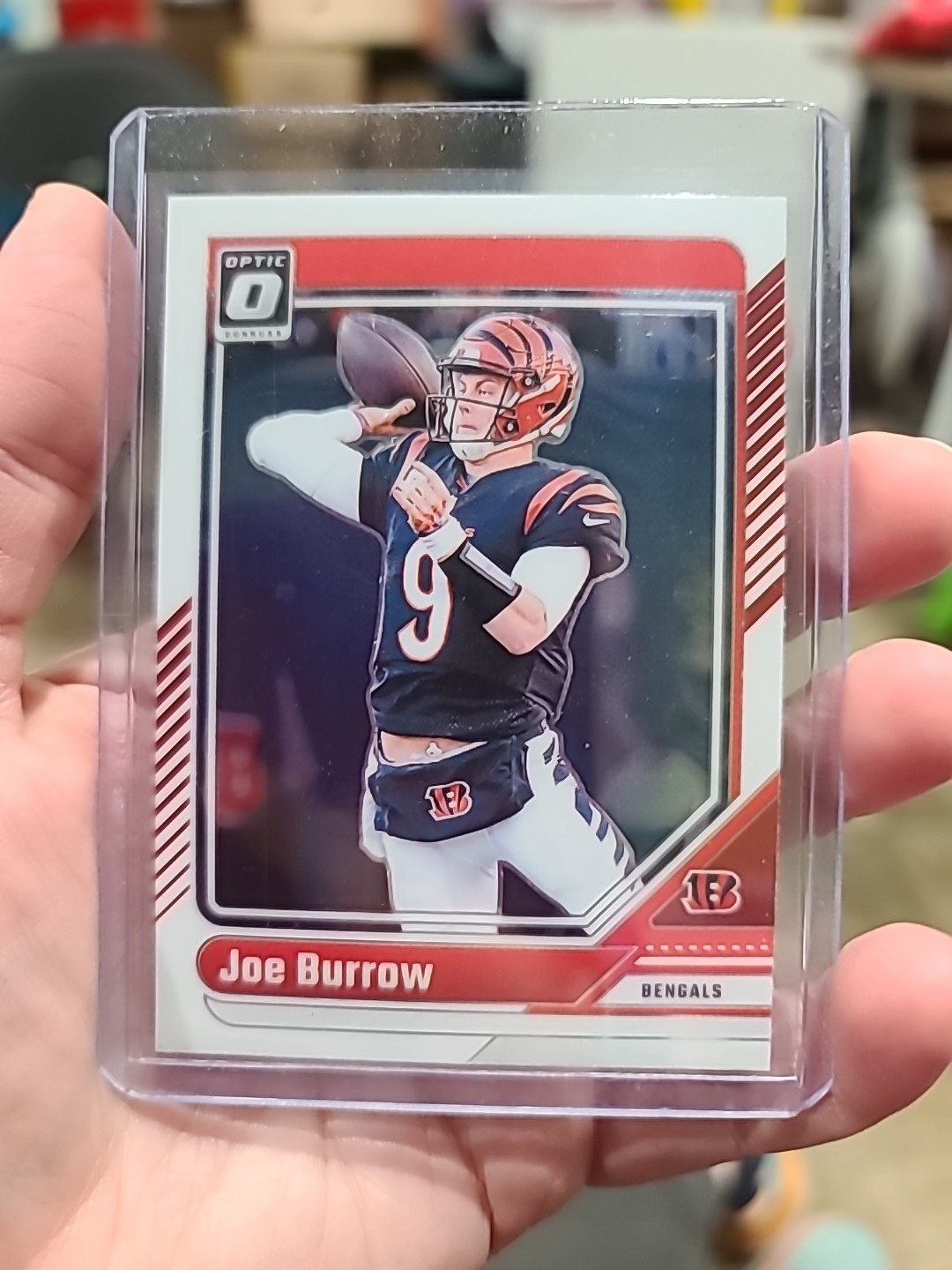 2024 Panini Donruss Optic Silver Prizm Joe Burrow Rocket Emoji SSP  Bengals #38
