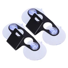  2 Pcs Radar Mounting Bracket Plastic Suction Cup Dashboard Car for