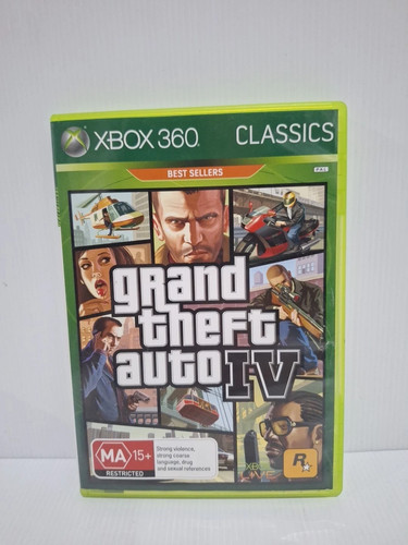Grand Theft Auto IV 4 - Xbox 360 Game PAL W/ Manual