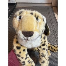 FAO Schwarz Stuffed Cheetah 21" Long approx 