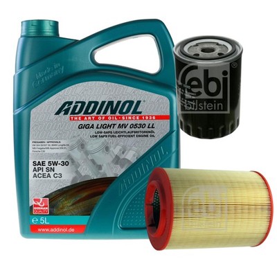 FEBI Inspektionspaket 5L ADDINOL GIGA LIGHT MV 0530 LL für VW Transporter IV