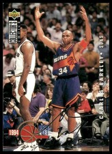 Charles Barkley SILVER SIGNATURE 1994-95 Collector's Choice #199 Phoenix Suns