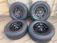 17x9 TRD PRO MATTE BLACK WHEELS RIMS ATX TIRES TOYOTA TACOMA 4RUNNER FJ CRUISER