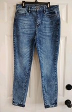Judy Blue Jeans Womens 13/31 Skinny Fit Dark Wash High Rise Denim Stretch