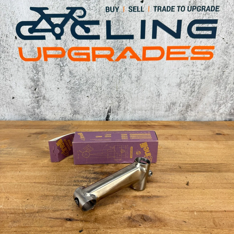 New! Cinelli Grammo Strada Ahead 125mm 1 1/8" 26.0mm Titanium Threadless Stem - Image 2 of 4