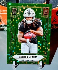 2025 Donruss Elite ASHTON JEANTY Rc Panini Disco Green Raiders Rookie Great🏆
