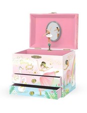 Giggle and honey Music Box Ballerina Pink Rainbow Musical Tone Song Gift princes