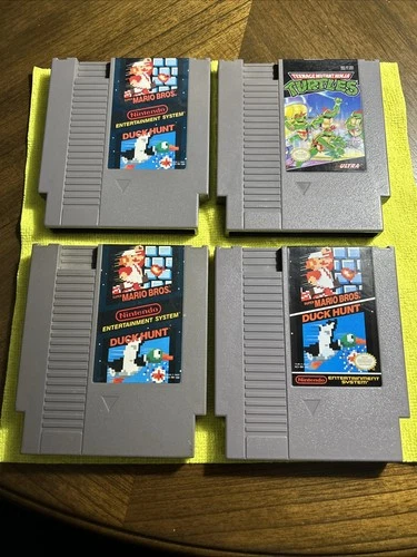 Vintage Original Nintendo Games Mixed Lot of 8 Games-Not Tested Plus 7 Cases🔥🔥