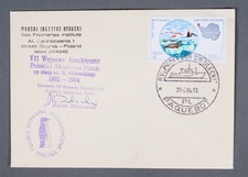 MayfairStamps Poland 1984 Antarctica Expedition Paquebot Cover aaw_47707